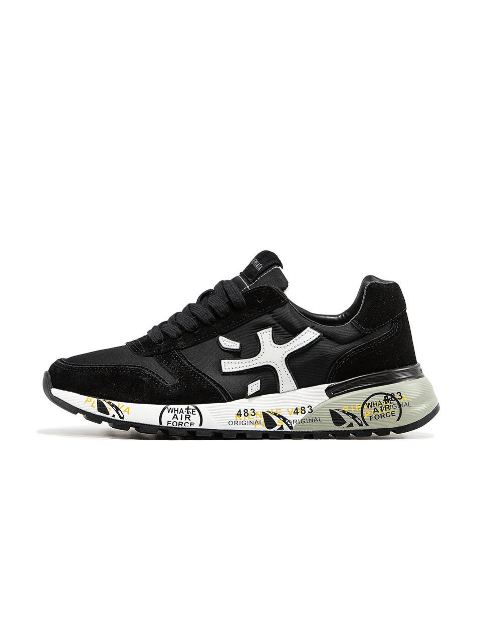 Premiata Mick Black White