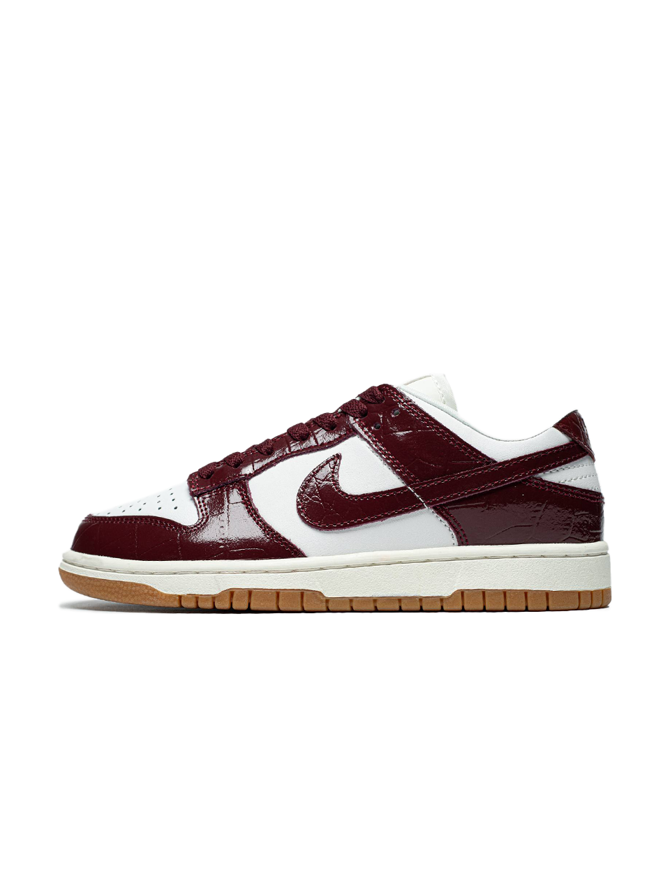 Nike SB Dunk Low Lx Bordo fj2260 Beige / Dark Team Red and Phantom / Burgundy Croc