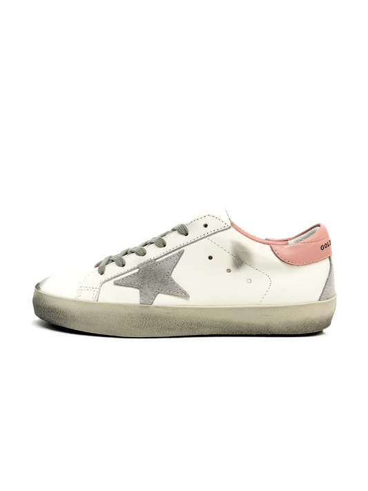 Golden Goose Superstar GGDB Star White Grey Pink