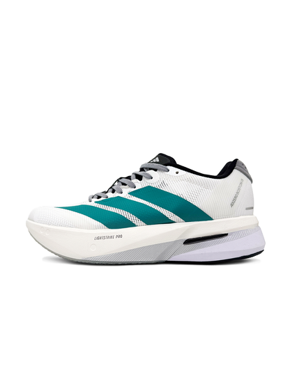 Adidas Adizero Boston 13 White Pure Teal