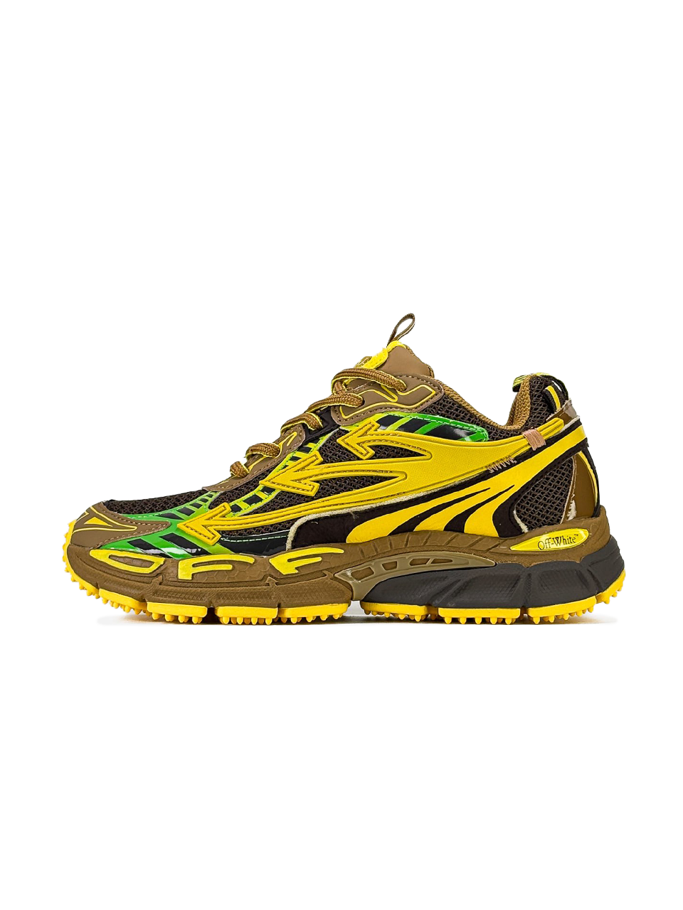 Off-White Be Right Back Brown Yellow