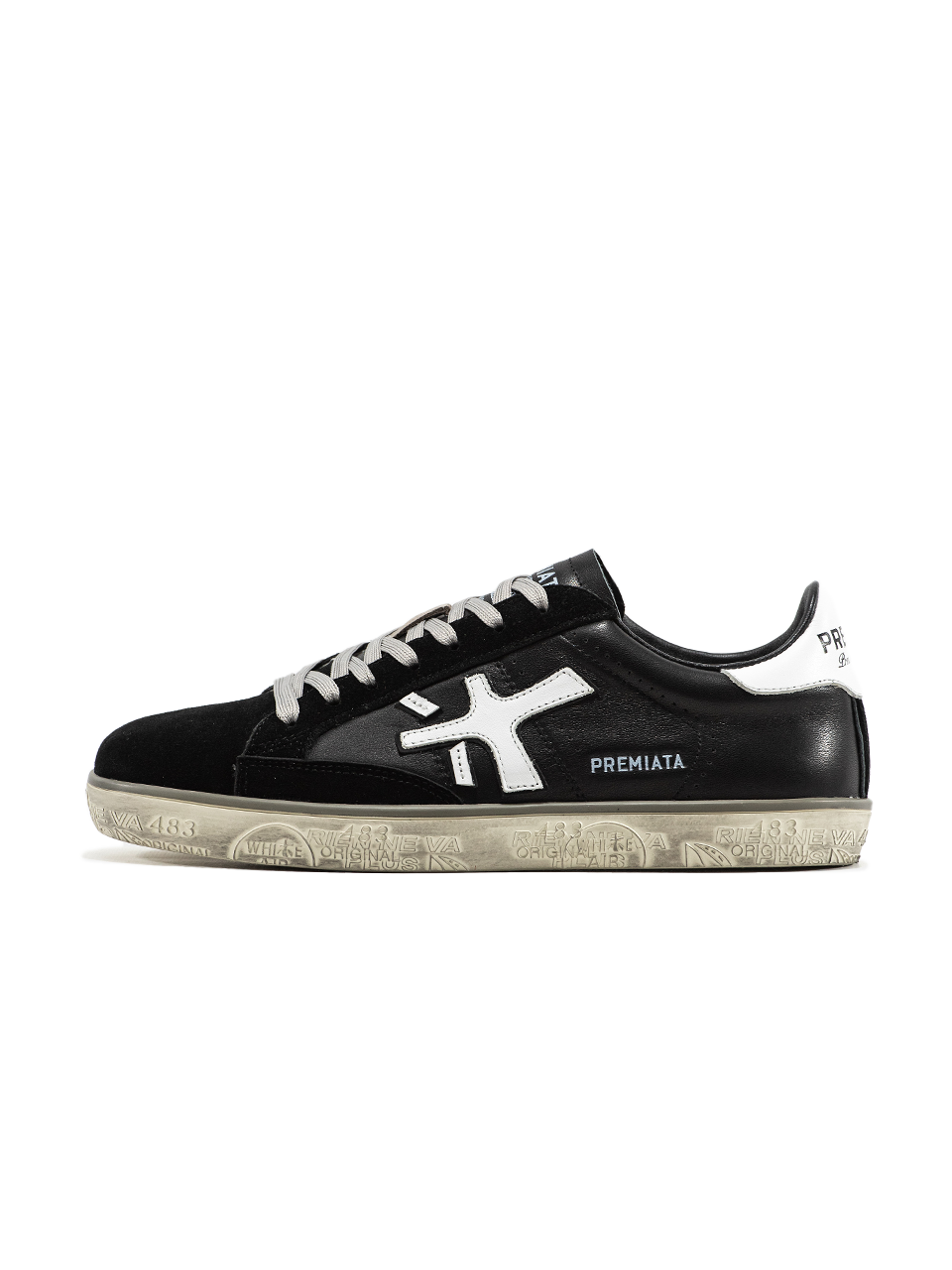 Premiata Steven Black White
