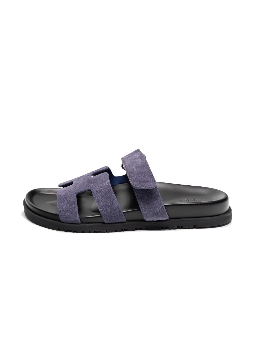 Hermes Chypre Sandals Violet Suede