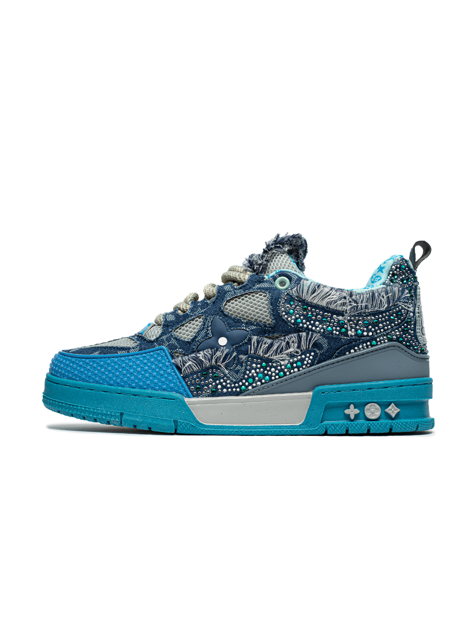 Louis Vuitton 1854 Trainer Blue Swarovski Monogram