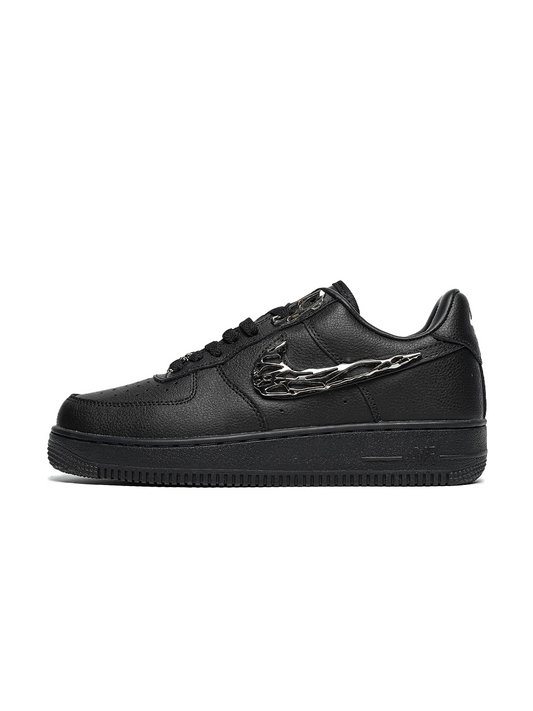 Nike Air Force 1 Low Black Molten Metal Swoosh