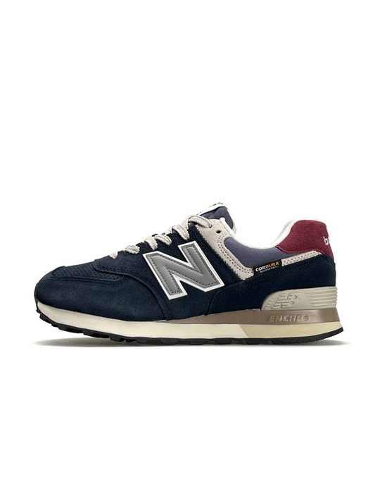 New Balance 574 Navy Wine