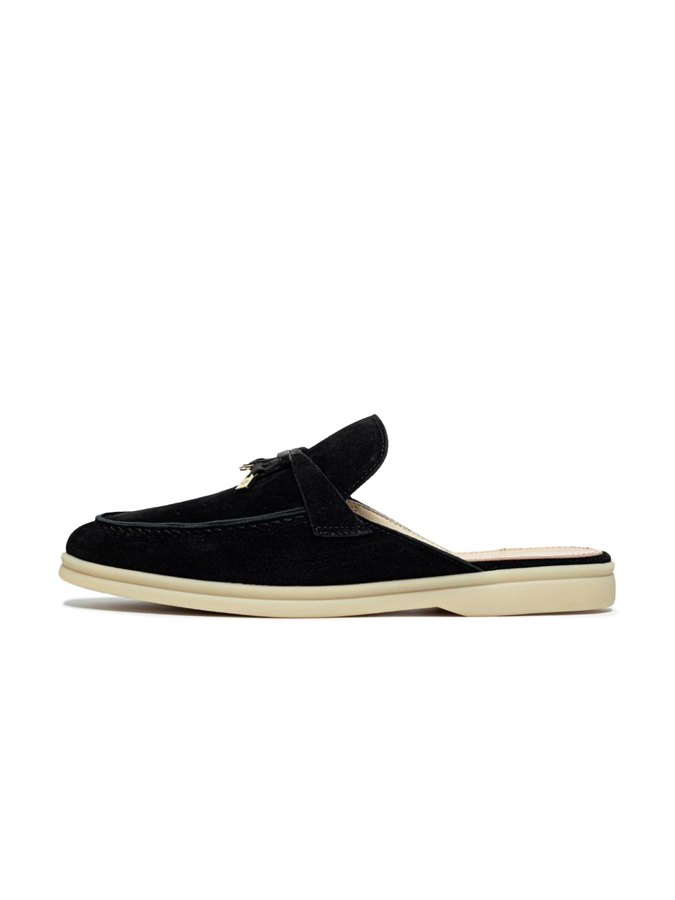 Loro Piana Summer Walk Mules Black