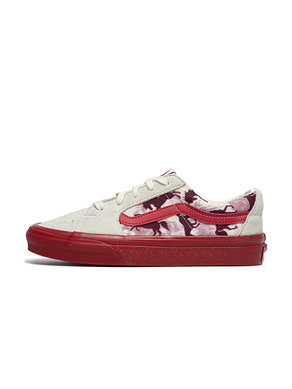 Vans SK8-Low Rice Baijiu Red Horse Print
