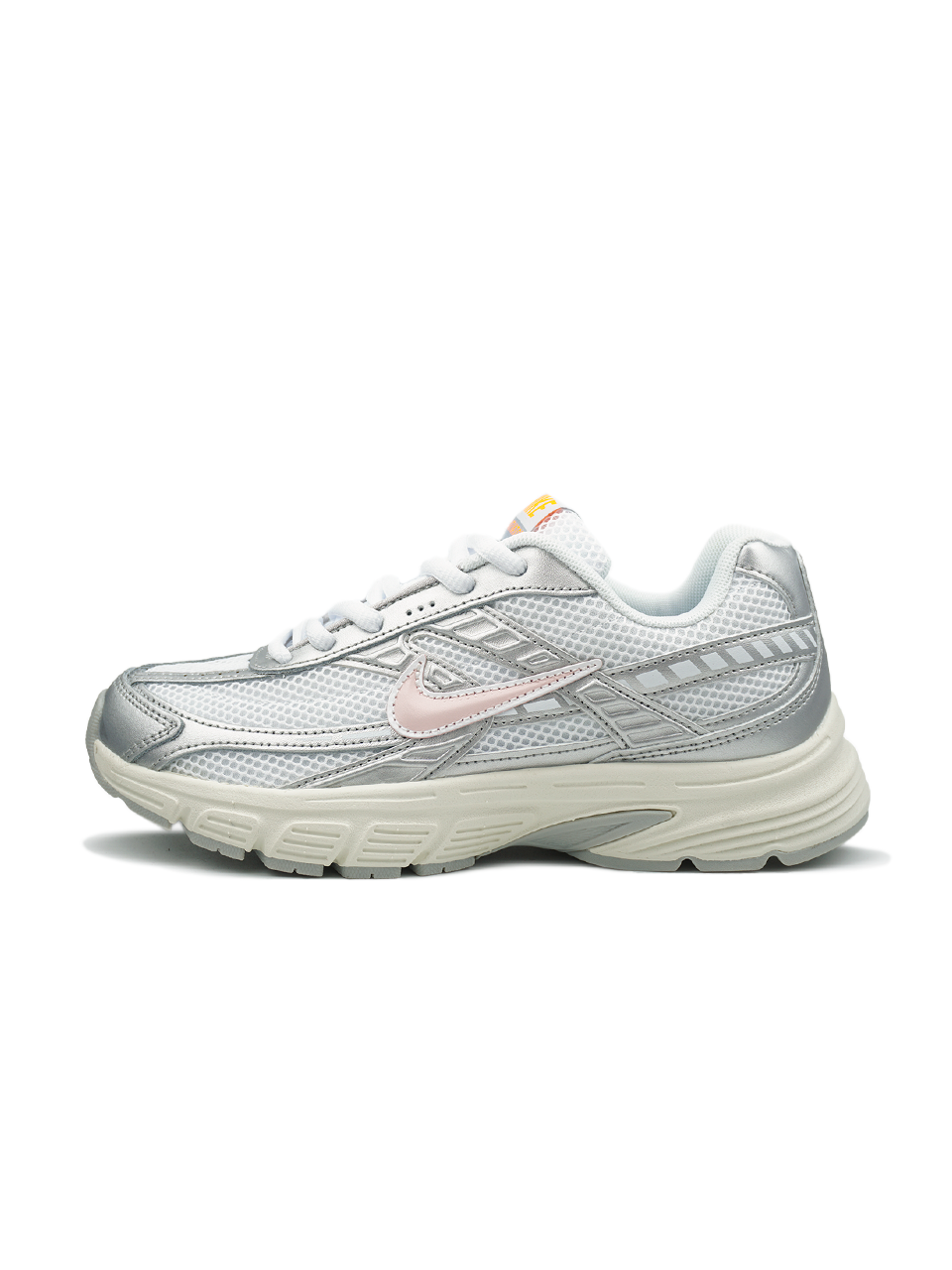 Nike Initiator Silver Beige Pink Swoosh