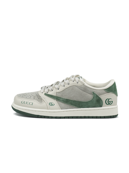Nike Air Jorgan 1 Low x Travis Scott x Gucci Green Beige