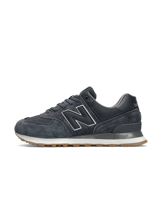 New Balance 574 Dark Grey White