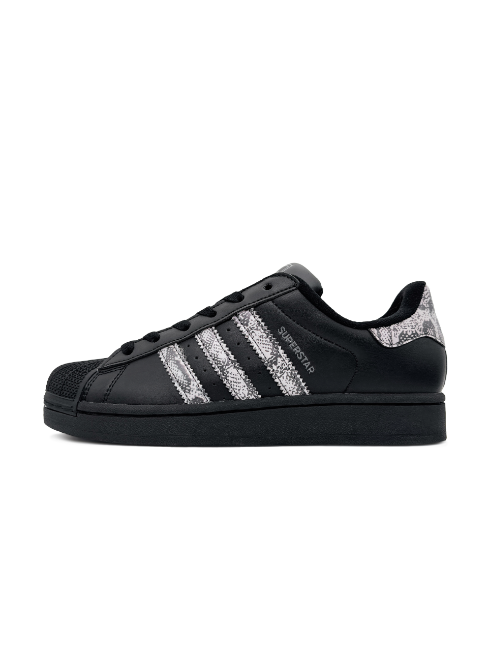 Adidas Superstar II Black Snakeskin