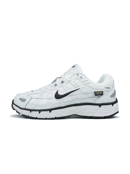 Nike P-6000 White Black Swoosh Cordura