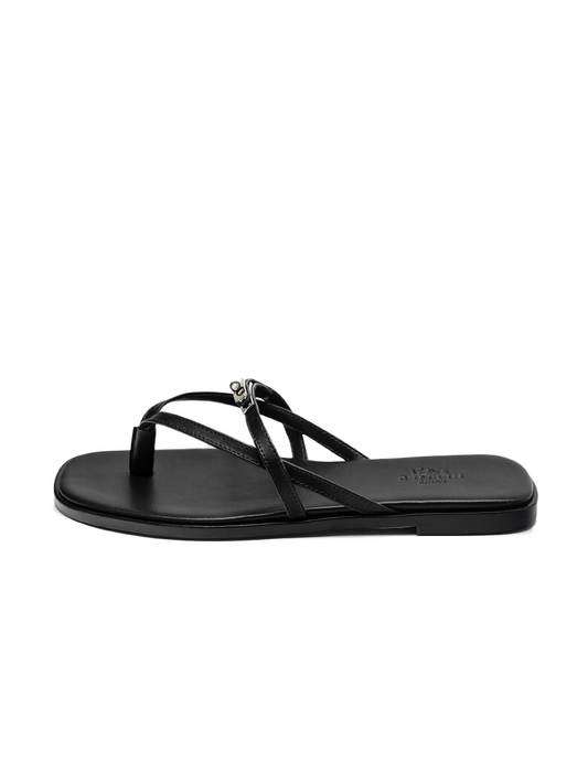Hermes Miss Sandal Black
