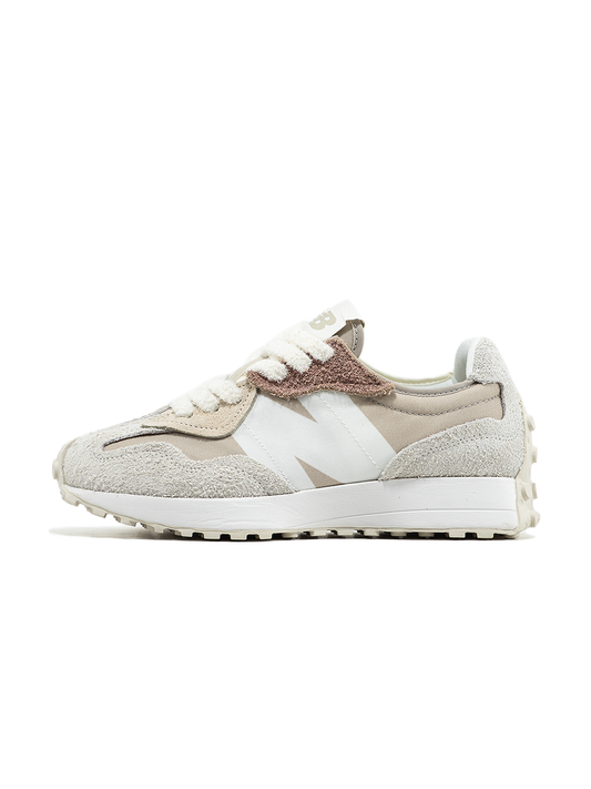 New Balance 327 Beige White Suede