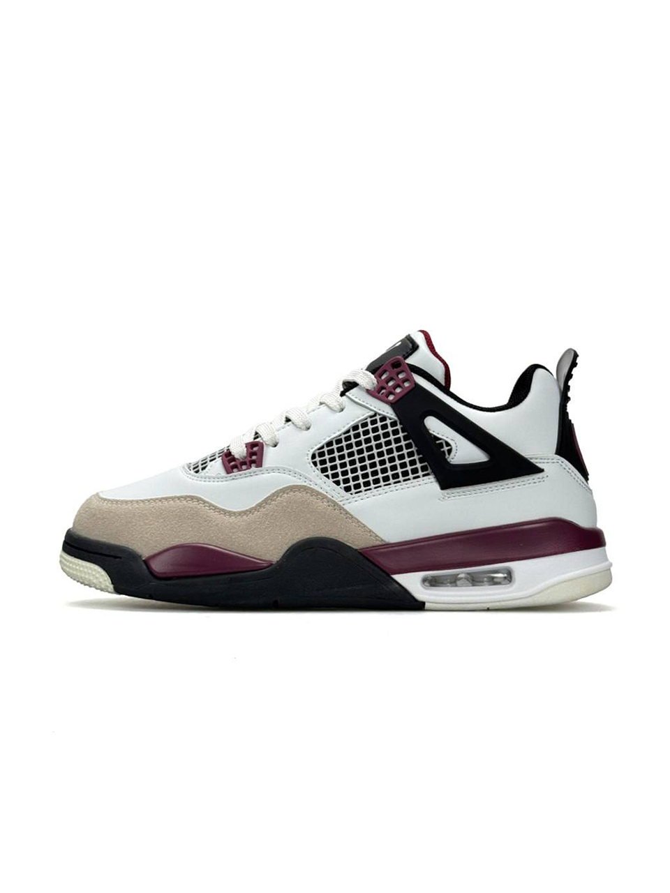 Nike Air Jordan 4 Retro PSG White Burgundy Black