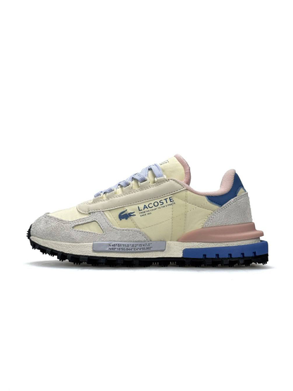 Lacoste Elite Active Beige Blue Pink