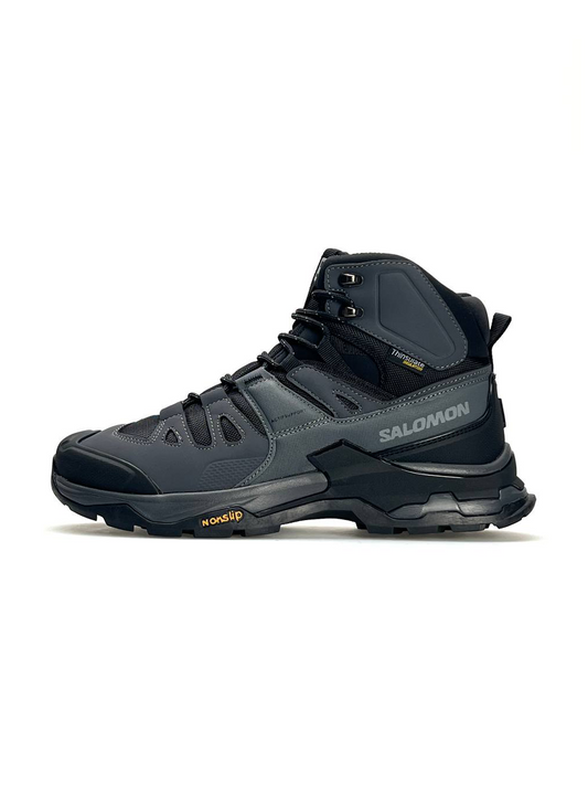 Salomon Quest 4 Gore-Tex Grey Black Fur