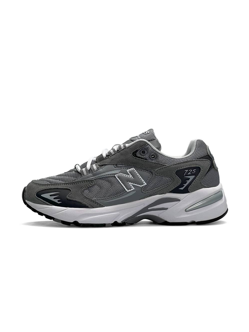 New Balance 725 Dark Gray White