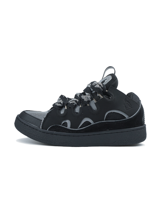 Lanvin Curb Sneakers Black Grey Reflective