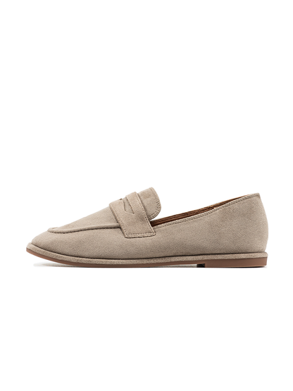 No Brand Loafers Beige Suede 2984