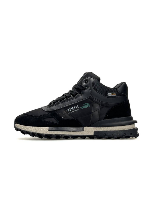 Lacoste Elite Active High Fur Black Beige