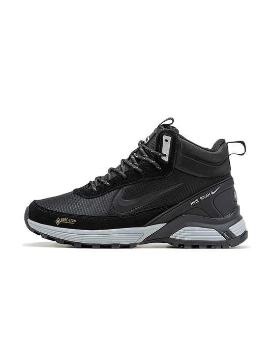 Nike Rivah Gore-Tex Black Grey Хутро