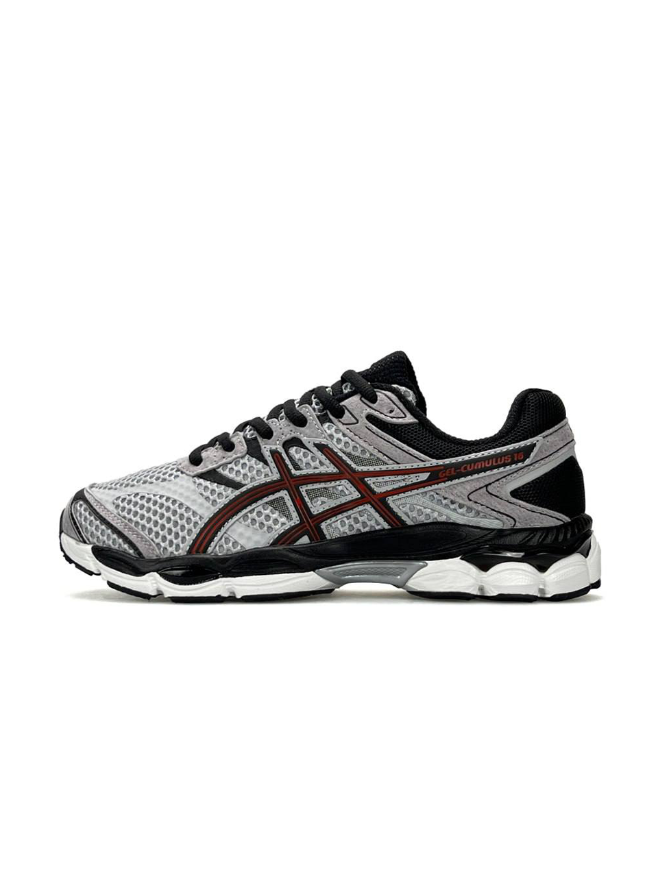 Asics Gel-Cumulus 16 Grey Black Red