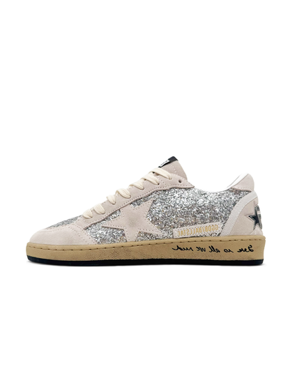 Golden Goose Ball Star Silver Glitter