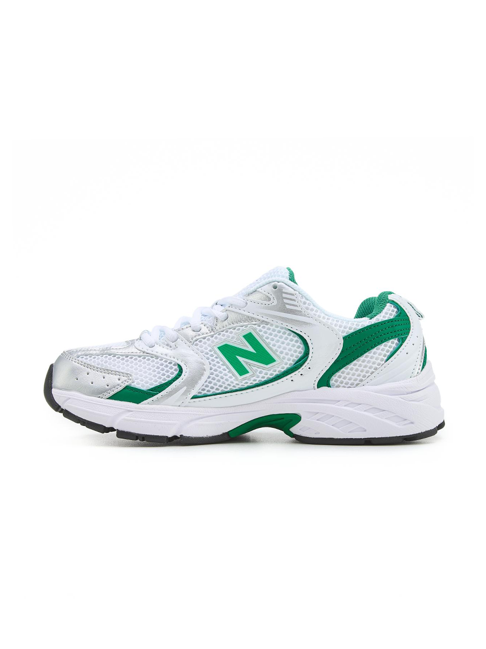 New Balance 530 White Silver Green