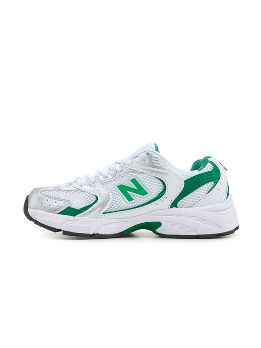 New Balance 530 White Silver Green
