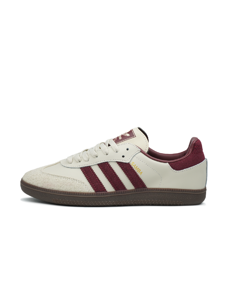 Adidas Wmns Samba Beige Burgundy