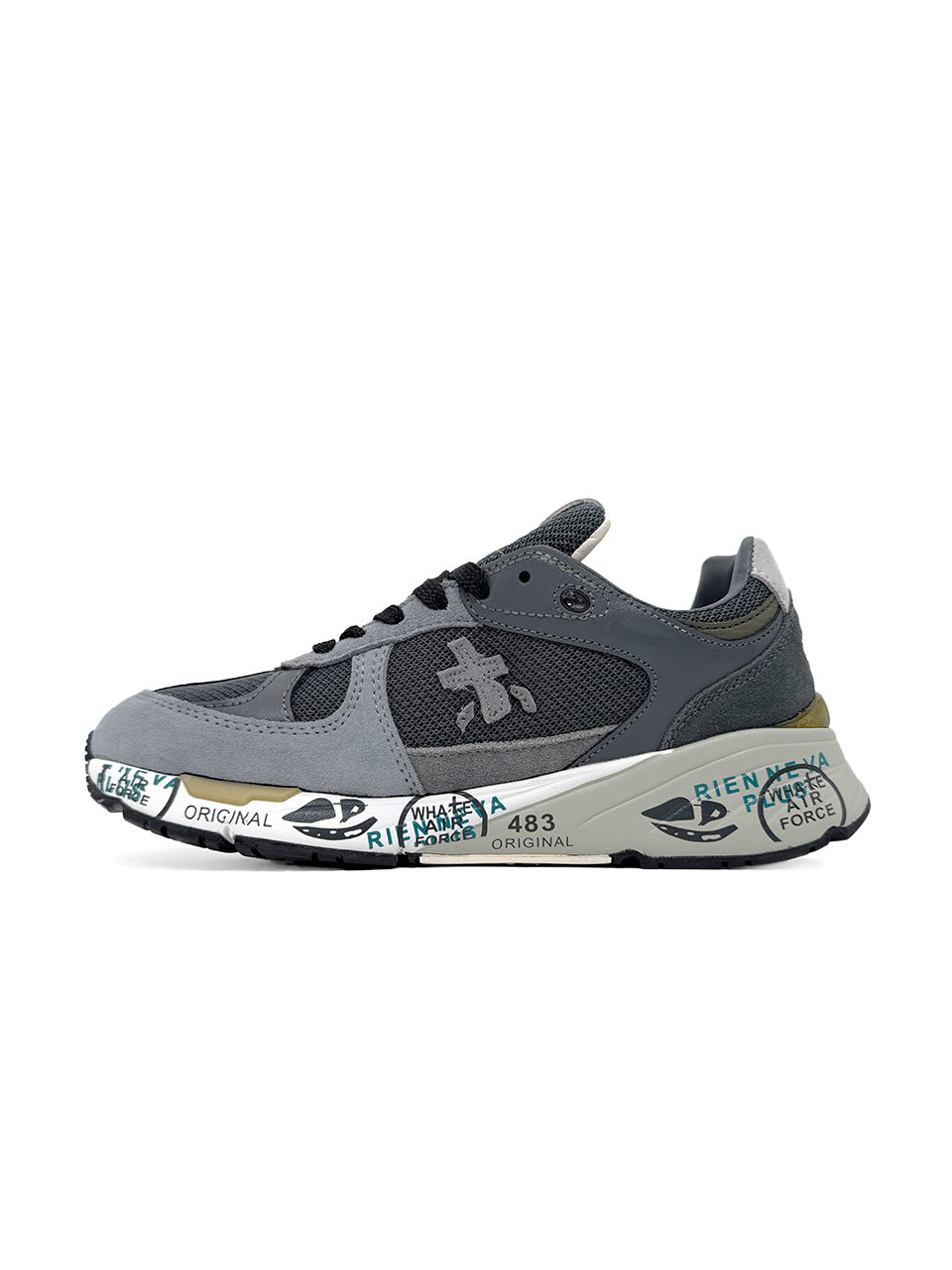 Premiata Uomo Mase Gray Green