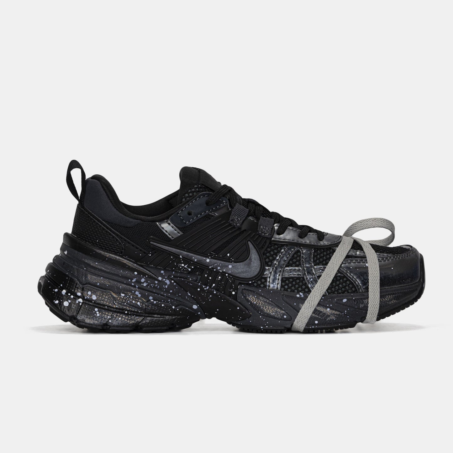 Nike Runntek V2K Black Silver Custom 2.0