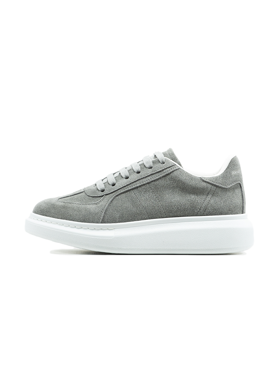 Alexander McQueen Grey White Suede
