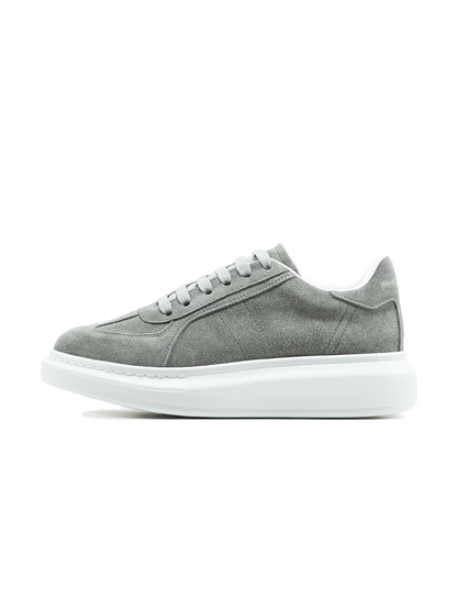 Alexander McQueen Grey White Suede