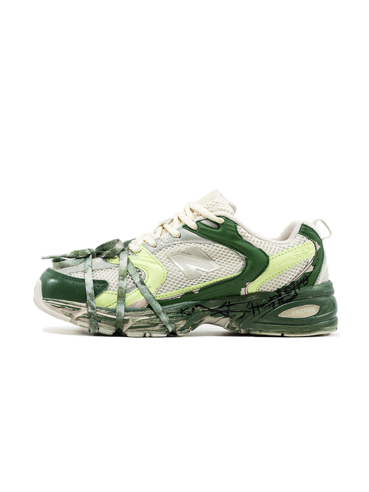 New Balance 530 Custom Beige Green