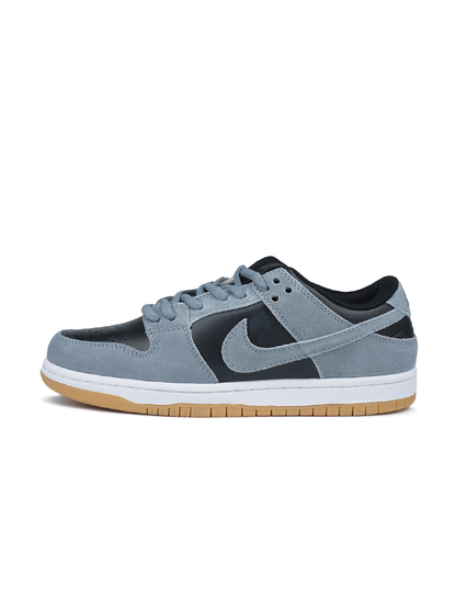 Nike SB Dunk Low Black Silver Хутро
