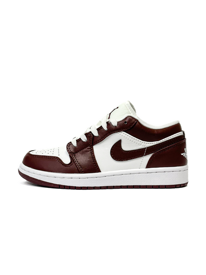 Nike Air Jordan Retro 1 Low Burgundy White