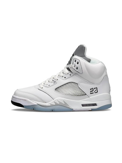 Nike Air Jordan 5 Retro White Silver Reflective