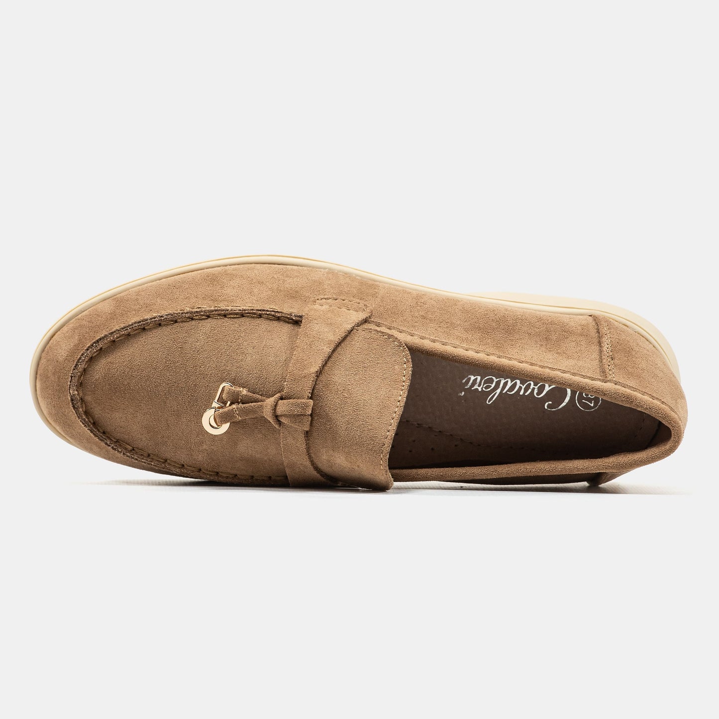 No Brand Loafers Beige Suede 2983