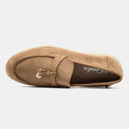 No Brand Loafers Beige Suede 2983