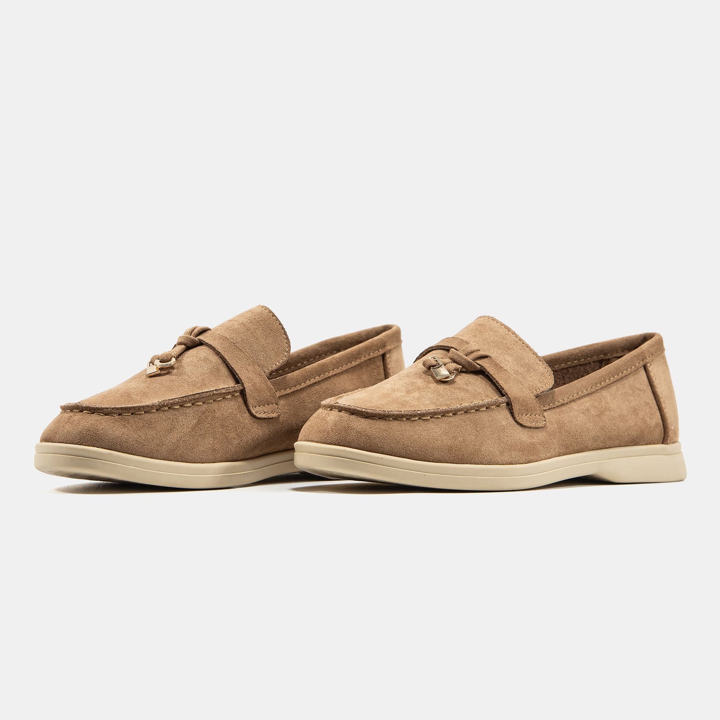No Brand Loafers Beige Suede 2983