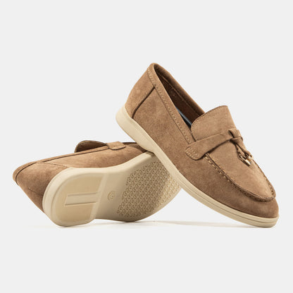No Brand Loafers Beige Suede 2983