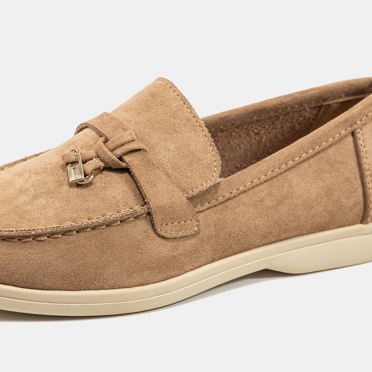 No Brand Loafers Beige Suede 2983