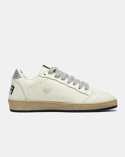 Golden Goose Ball Star Cream Silver