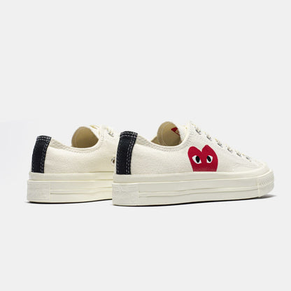 Converse Low White x Garcons Play