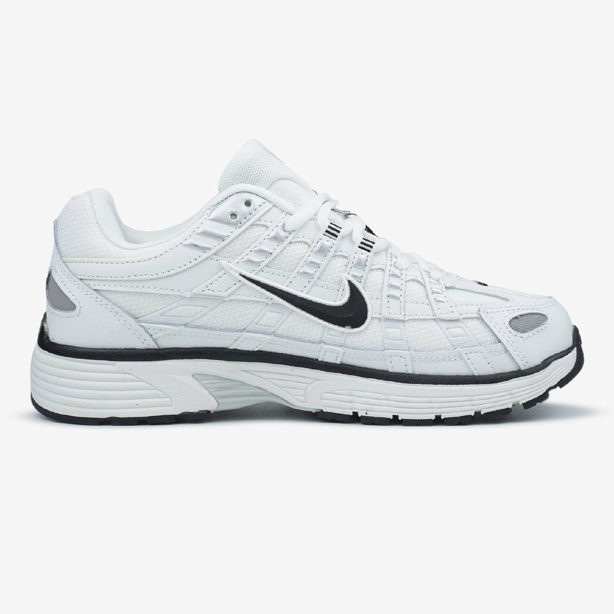 Nike P-6000 White Black Swoosh Cordura