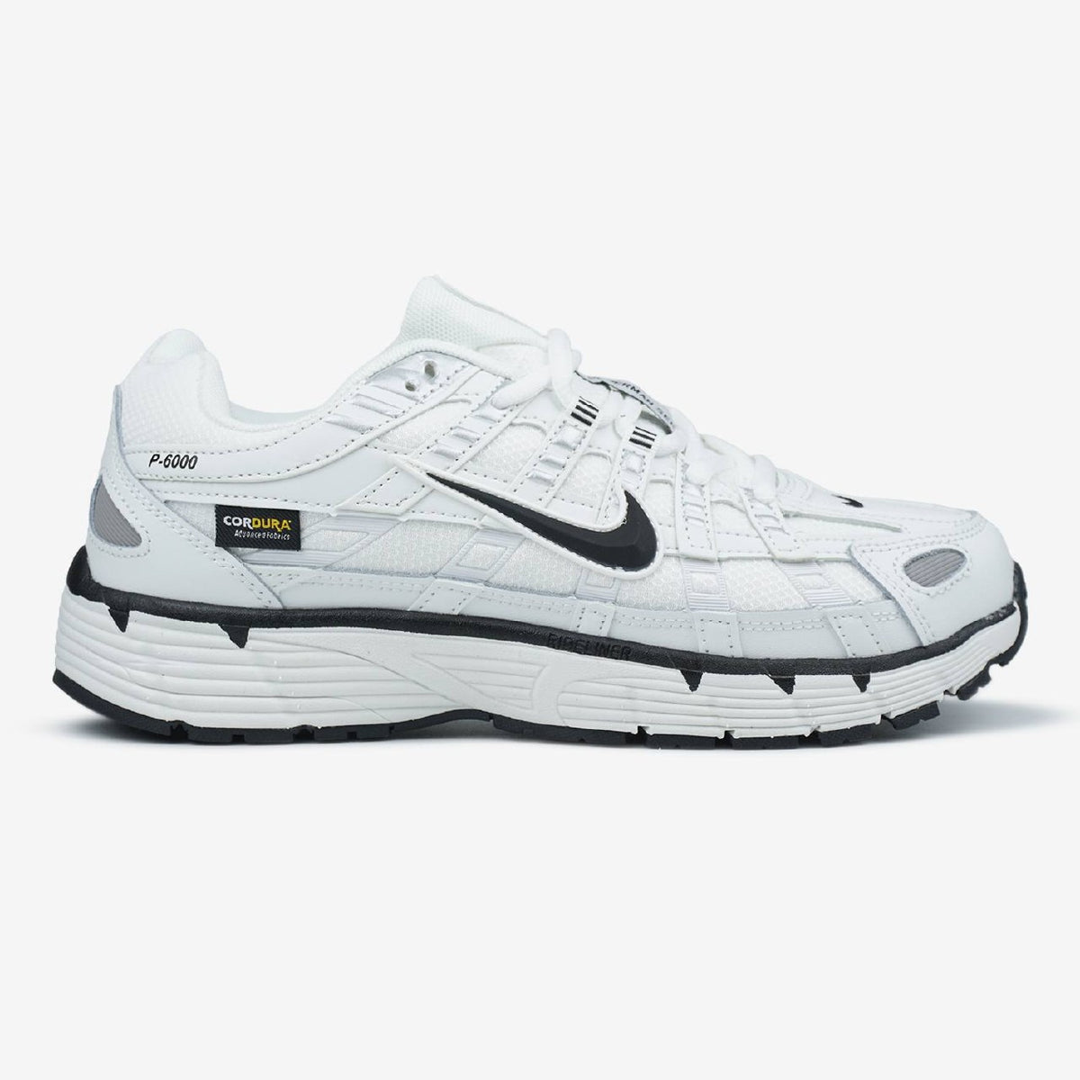 Nike P-6000 White Black Swoosh Cordura