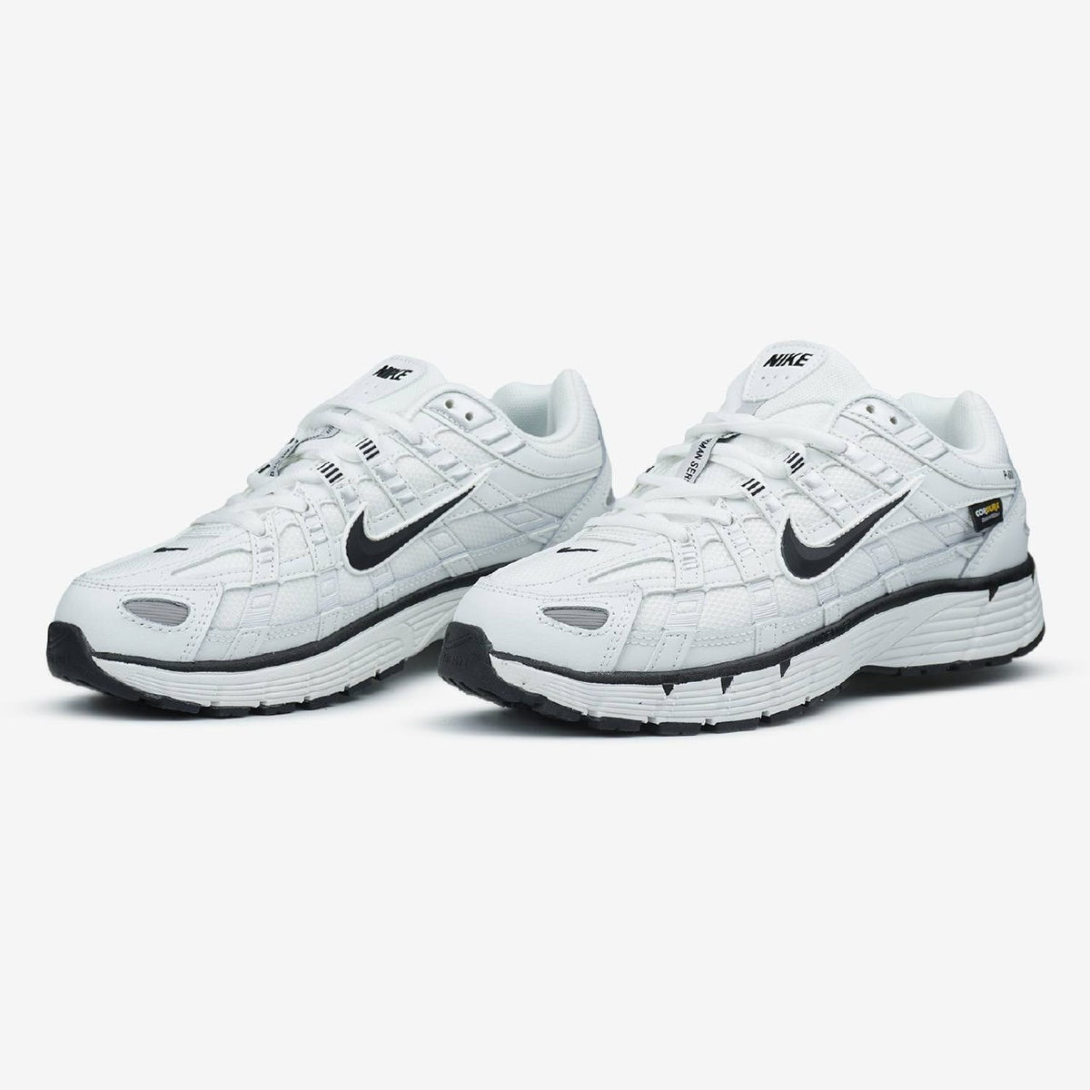 Nike P-6000 White Black Swoosh Cordura